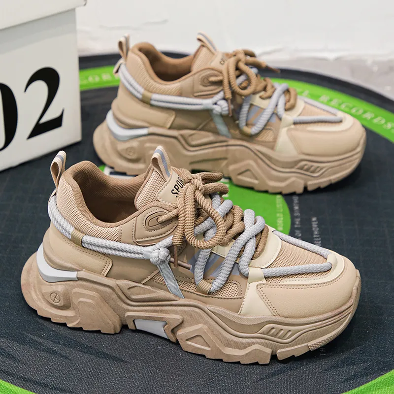 OFFER AITR Cushioning Slip Resistant Low Top Chunky Sneakers Men's-13