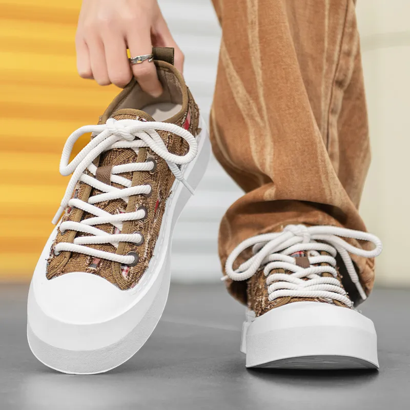 OFFER AITR Slip Resistant, Abrasion Resistant, Breathable Low Top Skateboard Shoes Men's-9