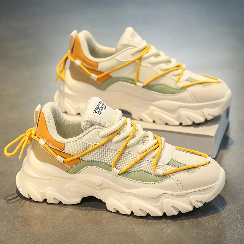 OFFER AITR Cushioning, Breathable, Height Increasing Low Top Chunky Sneakers Men's-13