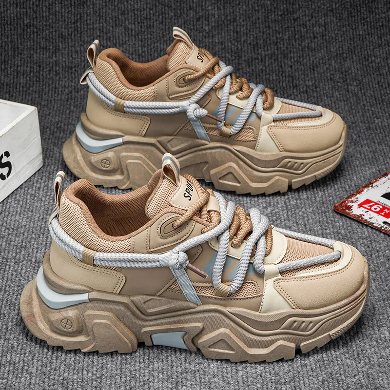OFFER AITR Cushioning Slip Resistant Low Top Chunky Sneakers Men's-10
