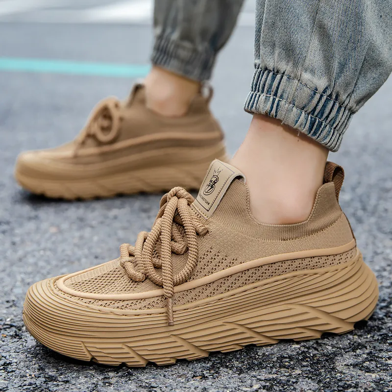 OFFER-AITR Cushioned Slip-Resistant Abrasion-Resistant Low-Top Casual Shoes Men's-23