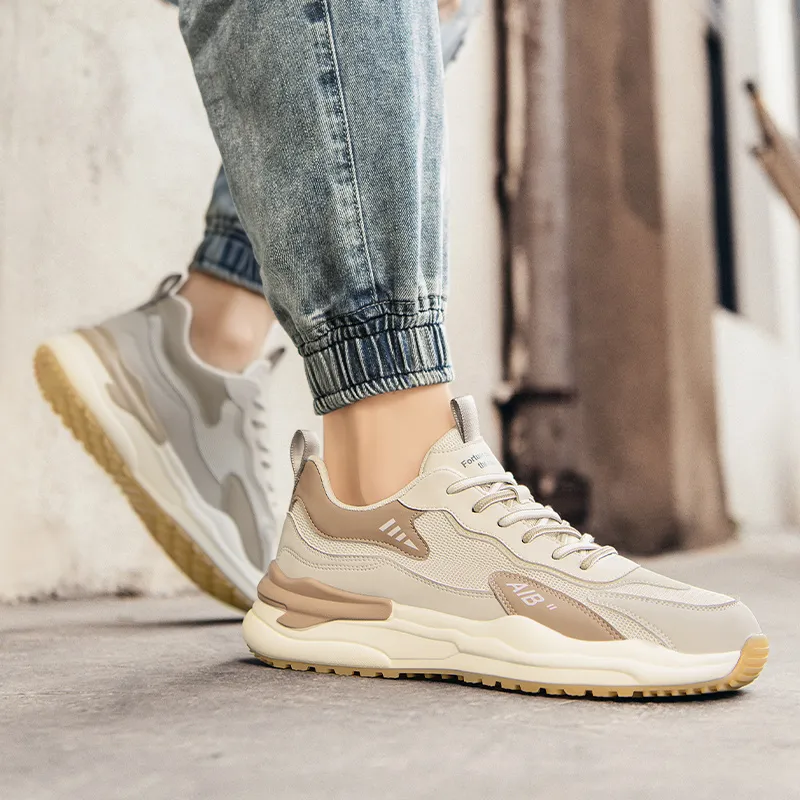 OFFER-AITR Warm Height Increasing Wear-Resistant Slip-Resistant Low-Top Casual Shoes Men's-10