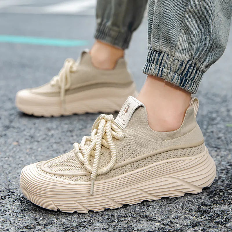 OFFER-AITR Cushioned Slip-Resistant Abrasion-Resistant Low-Top Casual Shoes Men's-5