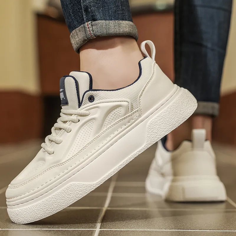 OFFER AITR Slip Resistant Lightweight Height Increasing Low Top Skateboard Shoes Men's-3