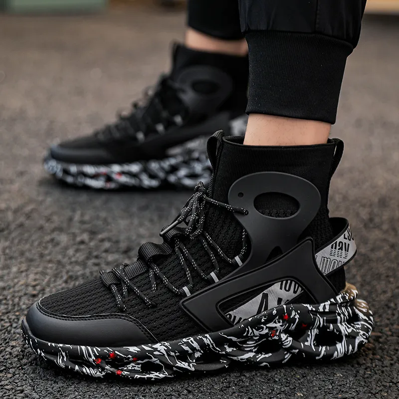 OFFER AITR Slip Resistant, Abrasion Resistant, Breathable High Top Casual Shoes Men's-4