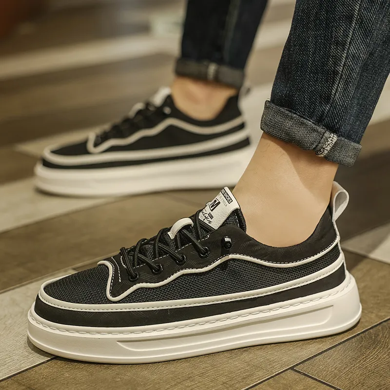 OFFER-AITR Anti-Slip And Wear-Resistant Breathable Low-Top Skateboard Shoes Men's-4