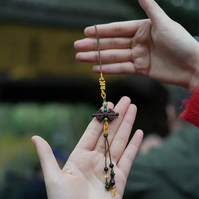 XIZITONGHUA Pterocarpus Pendants Unisex-2