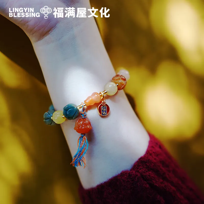 XIZITONGHUA Bodhi Seed Bracelets Women's-4