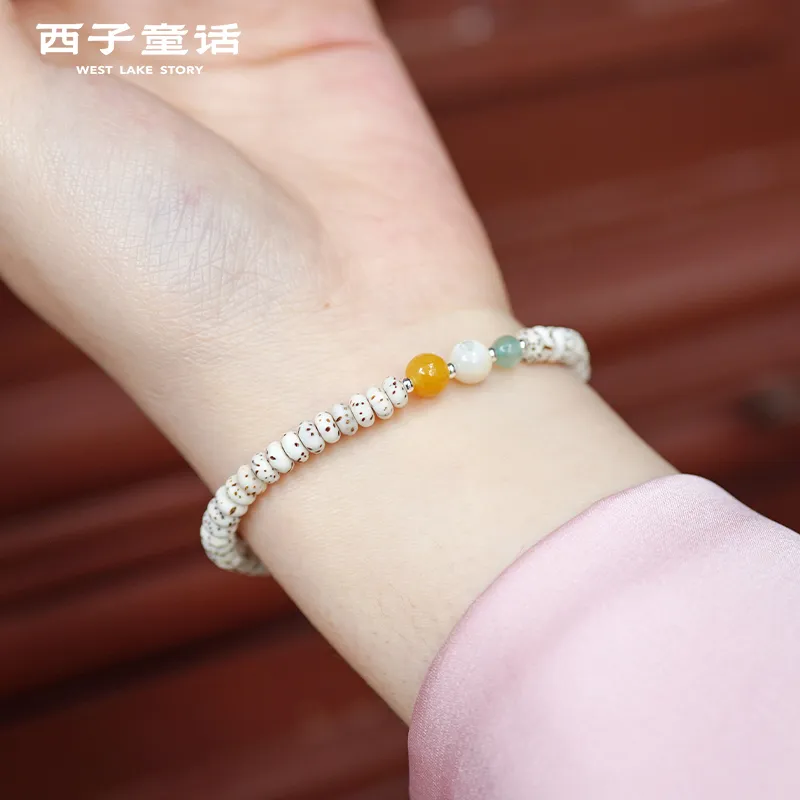 XIZITONGHUA Star Moon Bodhi Seeds Bracelets Women's-2