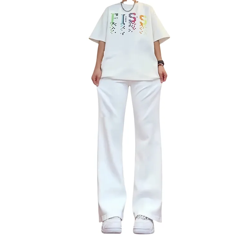 HSWLD Jeans Unisex White-3