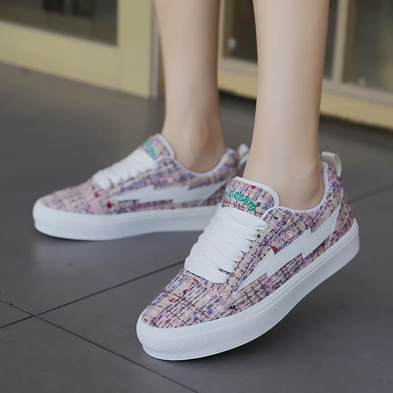SITULANG Canvas Shoes Unisex Lilac-3