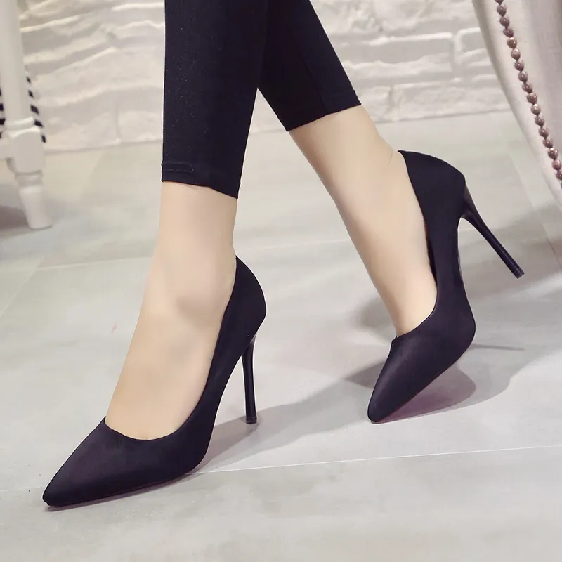 WECKER High Heels Women's Apricot/Black-3