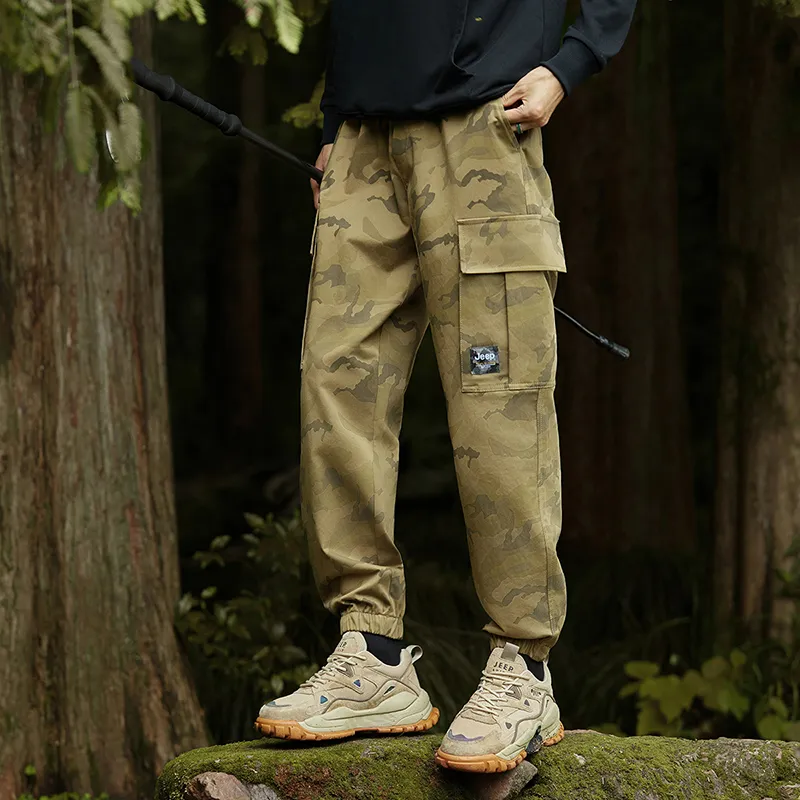 Jeep Cargo Pants Unisex Olive Green-10
