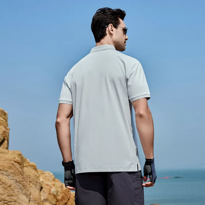 Jeep Polo Shirts Unisex Gray[Quick Dry Moisture Absorption 7A Antibacterial]-3