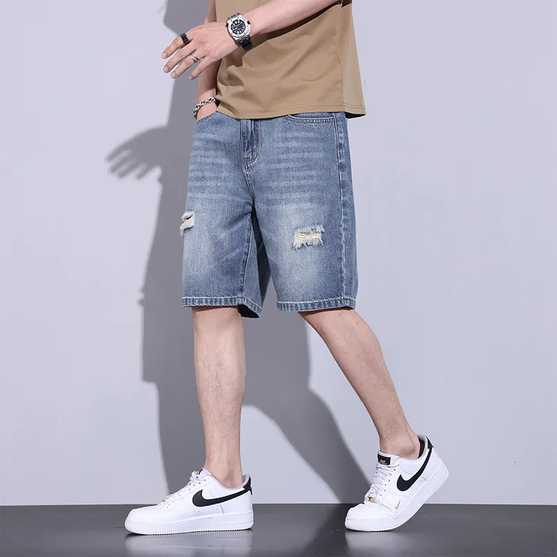 Jeep Denim Shorts Unisex Sapphire Blue-4