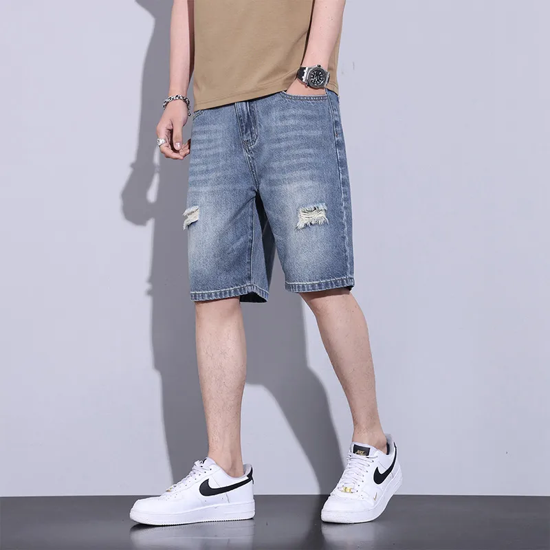 Jeep Denim Shorts Unisex Sapphire Blue-3