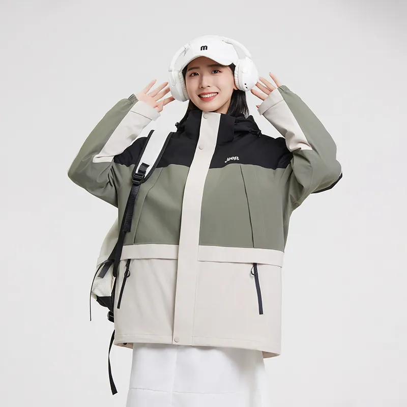 Jeep Water Resistant Windproof Breathable Wear Resistant Warm Anti Static Water Repellent Windbreaker Jacket Unisex-4