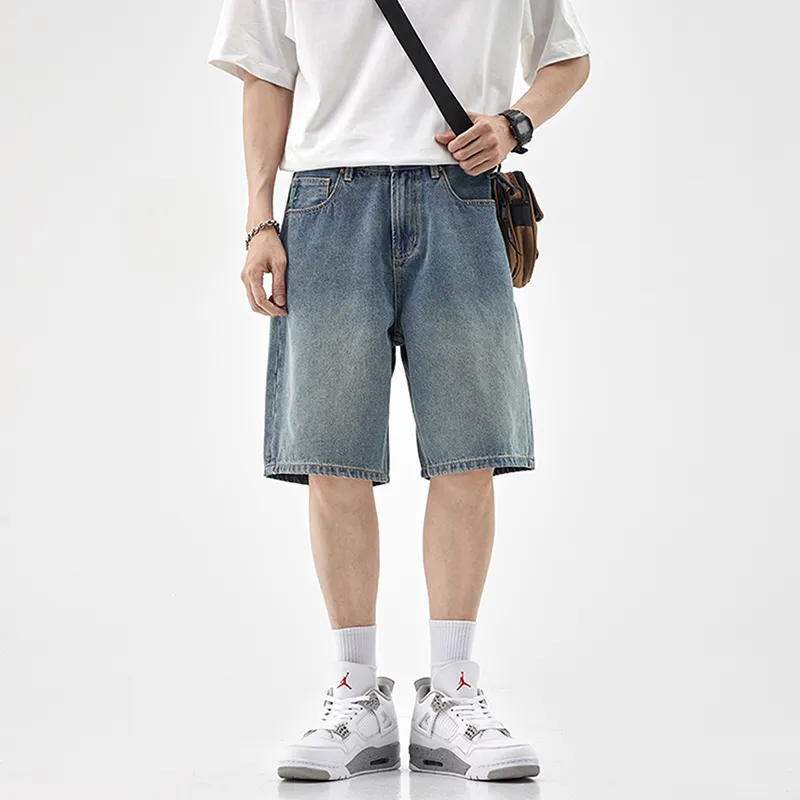 Jeep Denim Shorts Unisex Nostalgic Blue-2