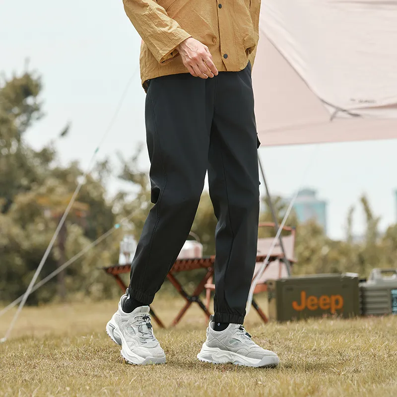 Jeep Cargo Pants Unisex Dark Khaki-13
