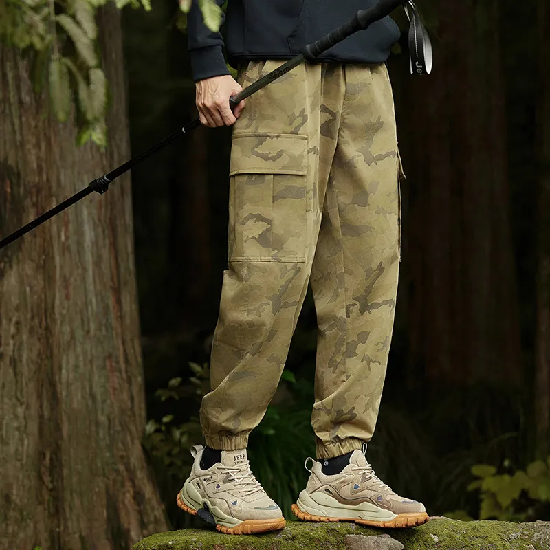 Jeep Cargo Pants Unisex Olive Green-12