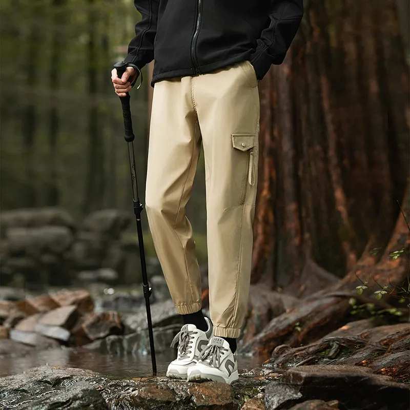 Jeep Cargo Pants Unisex Dark Khaki-3