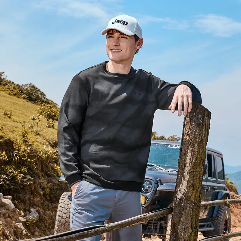 Jeep Sweatshirt Unisex Phantom Black-2