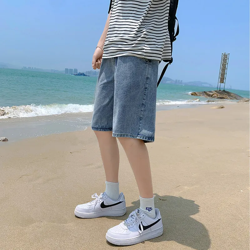 Jeep Denim Shorts Unisex Sky Blue-3