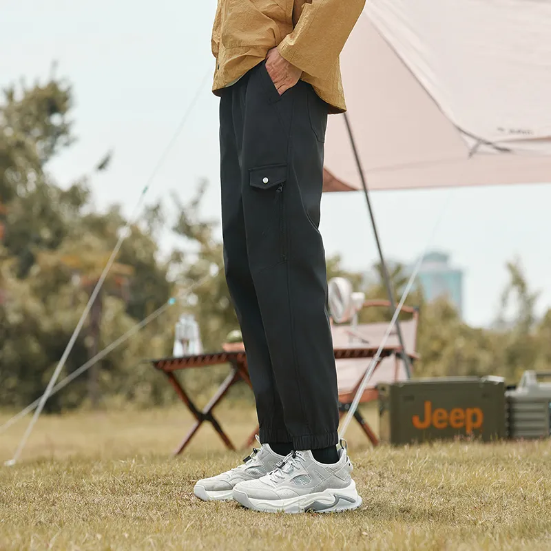 Jeep Cargo Pants Unisex Dark Khaki-15