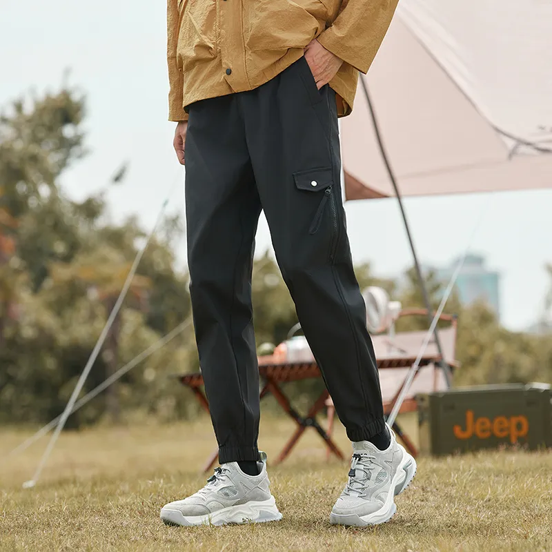 Jeep Cargo Pants Unisex Dark Khaki-14