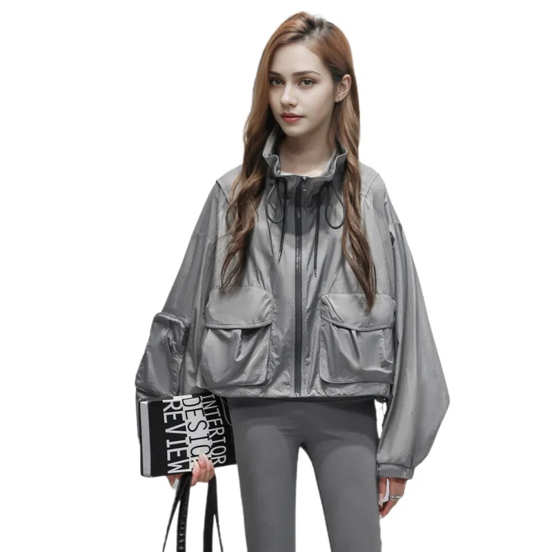 Ancient Alley Cropped Coat Women's-12