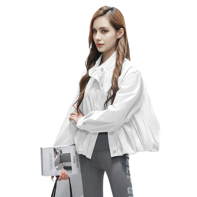 Ancient Alley Cropped Coat Women's-5