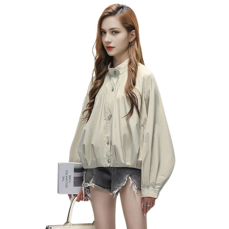 Ancient Alley Cropped Coat Women's-9