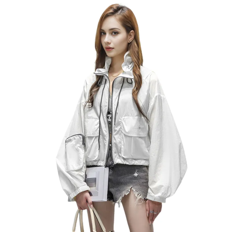 Ancient Alley Cropped Coat Women's-17