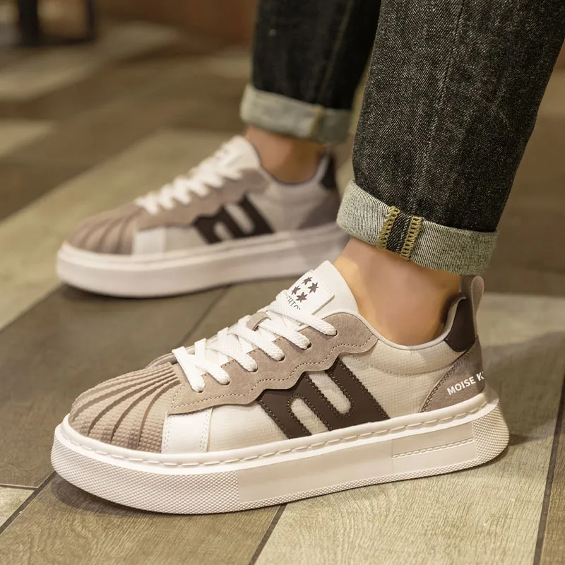 MOISE KEAN Breathable Low-Top Skateboard Shoes Men's-6