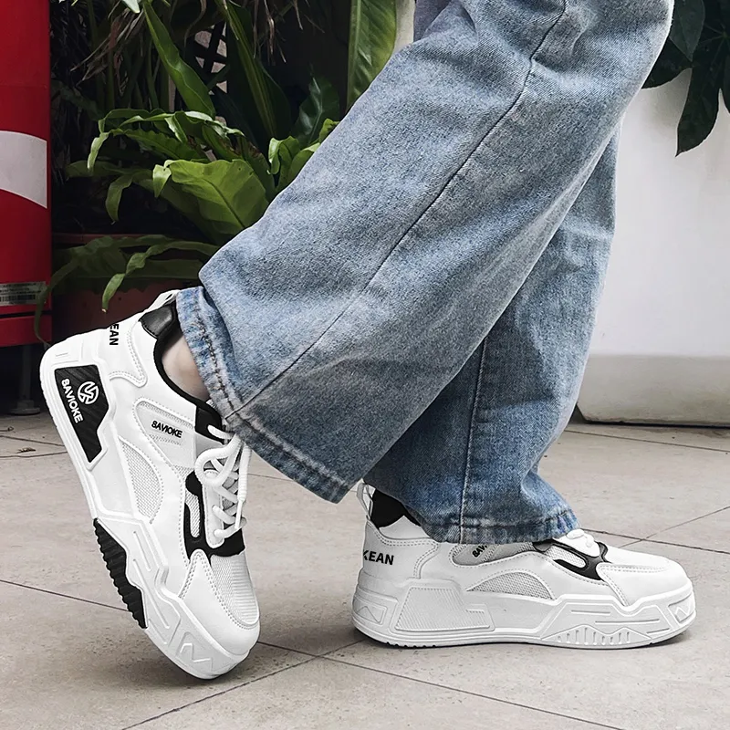 MOISE KEAN Breathable Low-Top Skateboard Shoes Women's-4