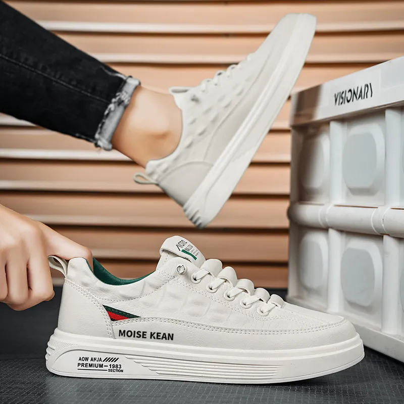 MOISE KEAN Breathable Low-Top Skateboard Shoes Men's-20