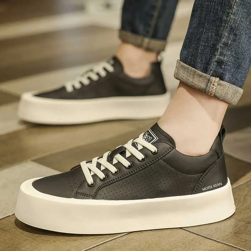 MOISE KEAN Breathable Low-Top Casual Skateboard Shoes Men's-9