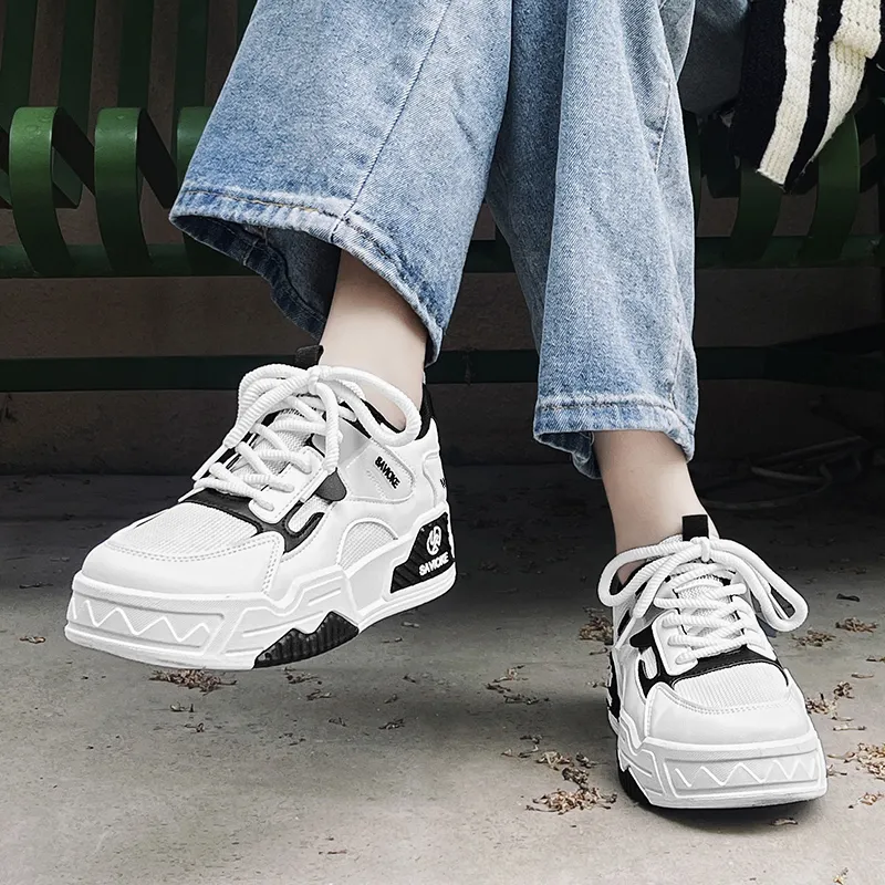 MOISE KEAN Breathable Low-Top Skateboard Shoes Women's-6