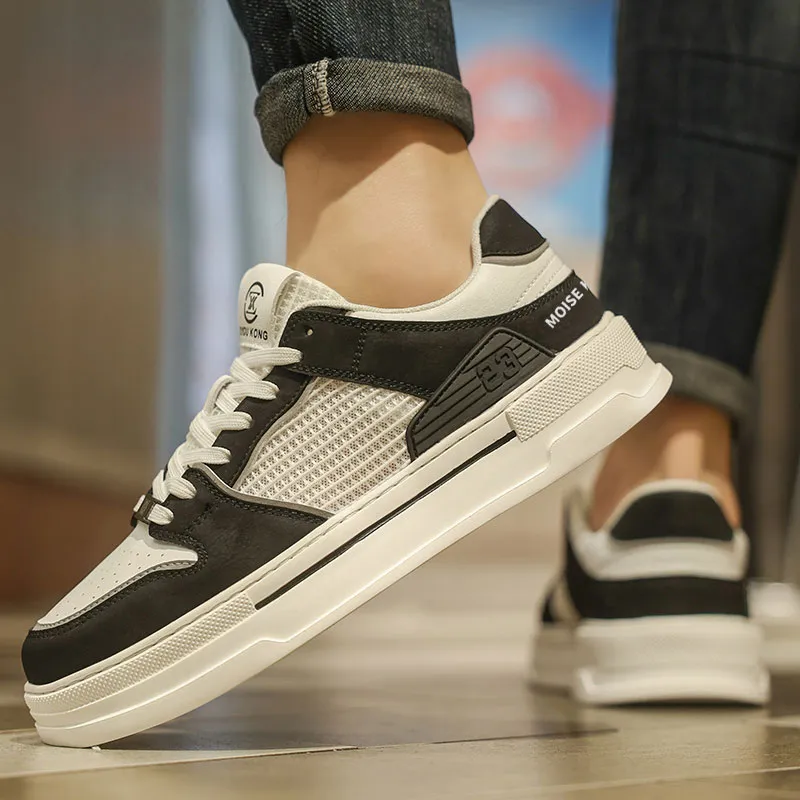 MOISE KEAN Breathable Low-Top Skateboard Shoes Men's-5