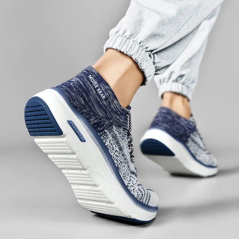 MOISE KEAN Breathable Low-Top Running Shoes Unisex-5
