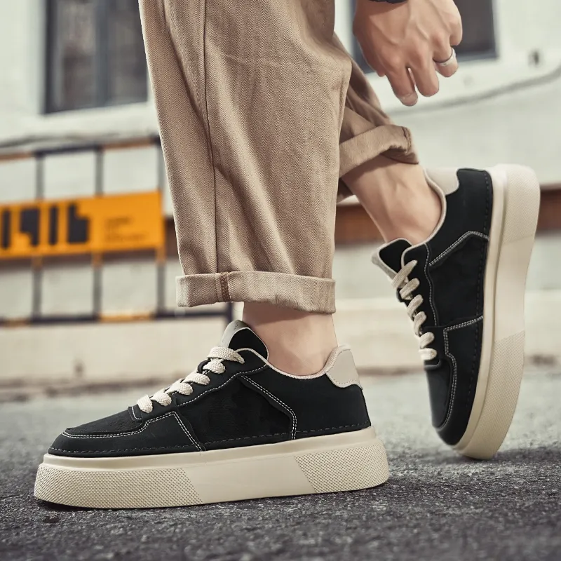 MOISE KEAN Slip-Resistant Cushioning Wear-Resistant Low-Top Skateboard Shoes Men's-2