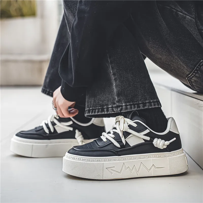 MOISE KEAN Coverage Warm And Wear-Resistant Low-Top Skateboard Shoes Men's-5