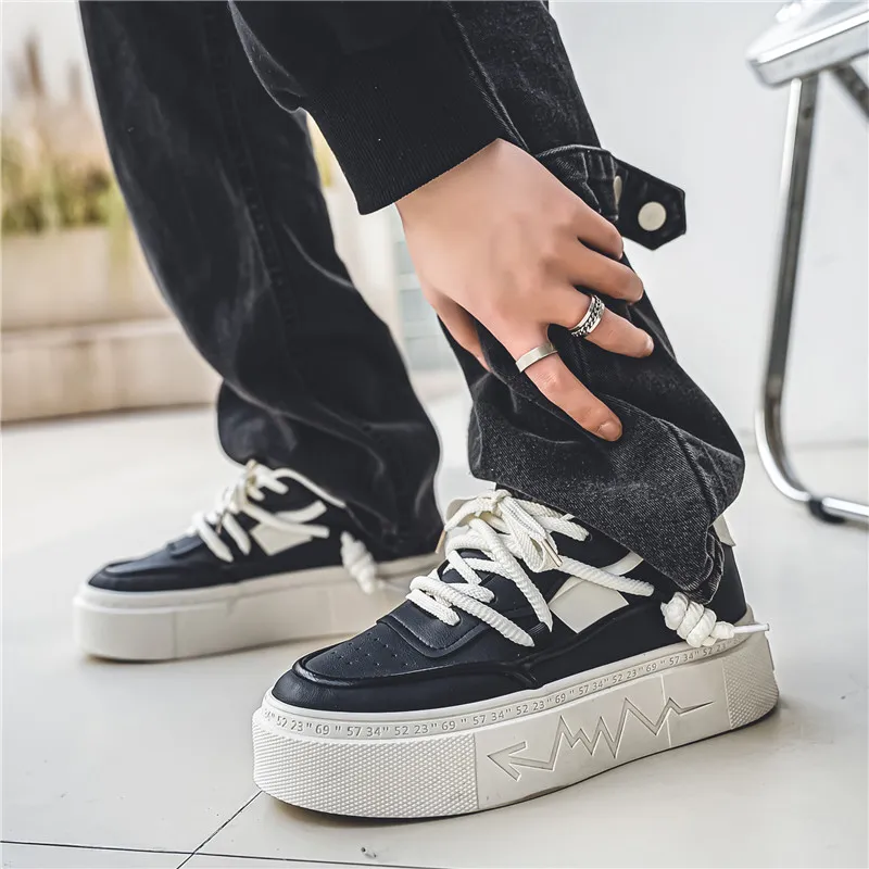 MOISE KEAN Coverage Warm And Wear-Resistant Low-Top Skateboard Shoes Men's-4