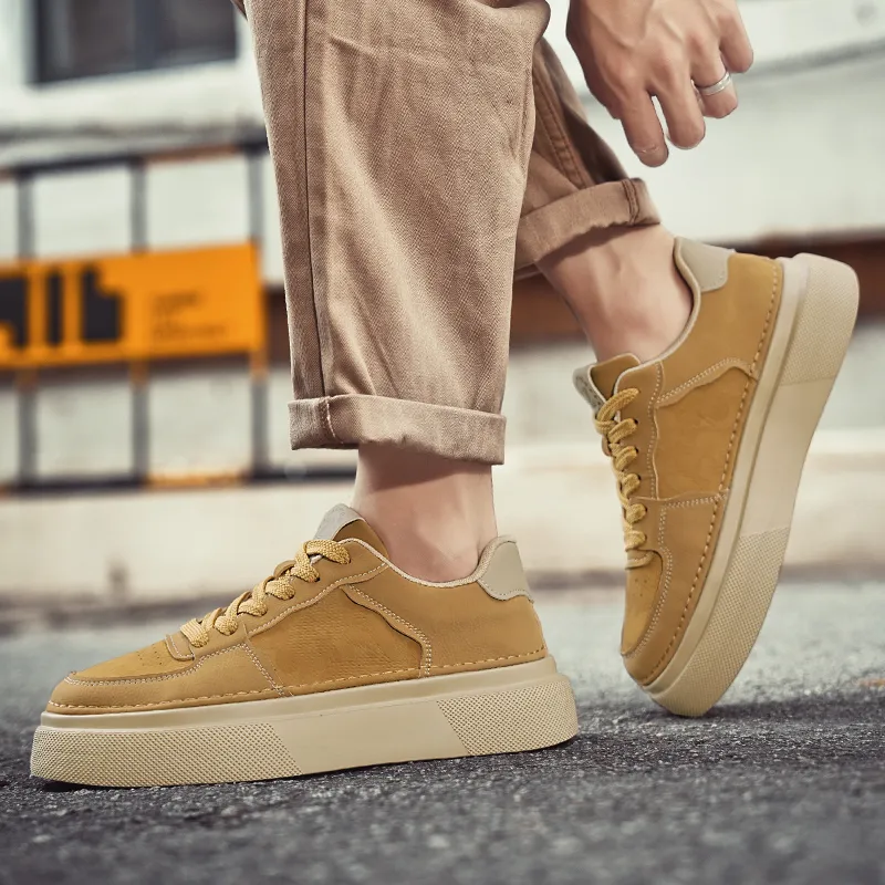 MOISE KEAN Slip-Resistant Cushioning Wear-Resistant Low-Top Skateboard Shoes Men's-7