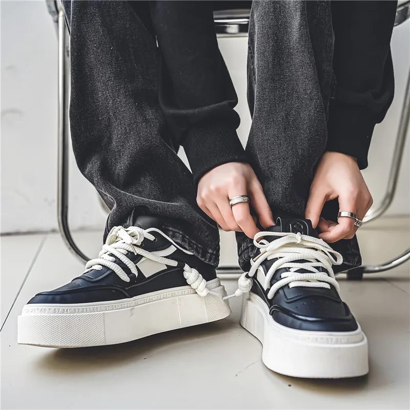 MOISE KEAN Coverage Warm And Wear-Resistant Low-Top Skateboard Shoes Men's-3