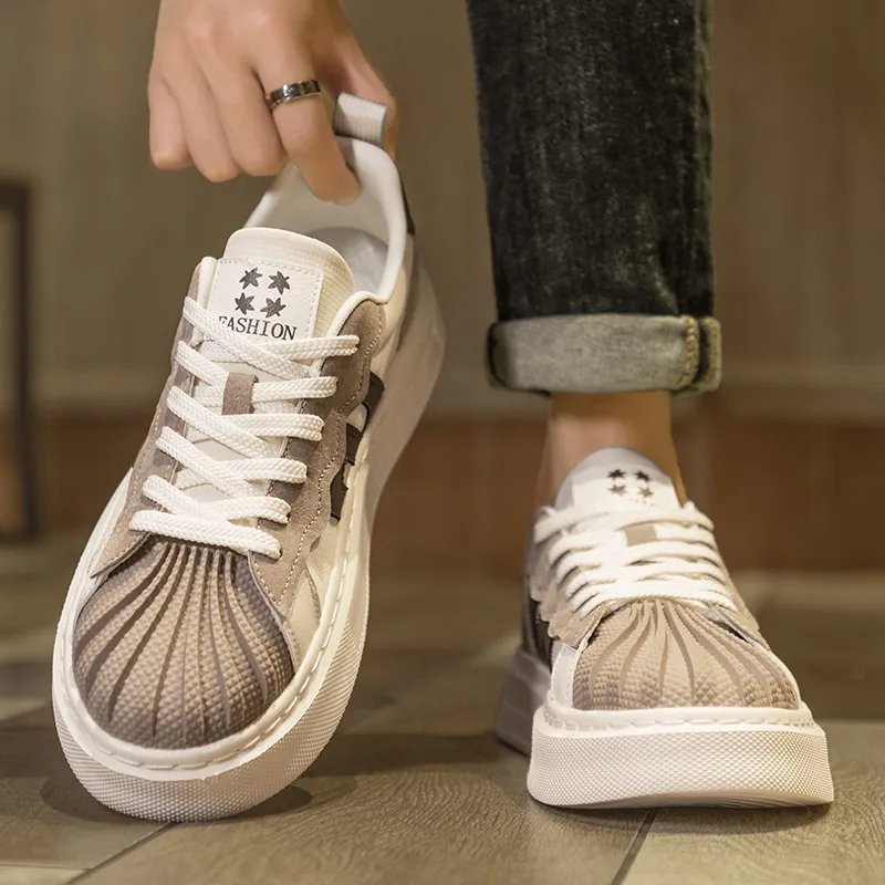 MOISE KEAN Breathable Low-Top Skateboard Shoes Men's-3
