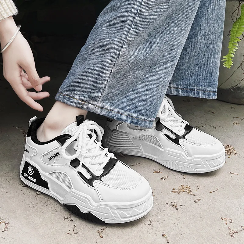 MOISE KEAN Breathable Low-Top Skateboard Shoes Women's-7