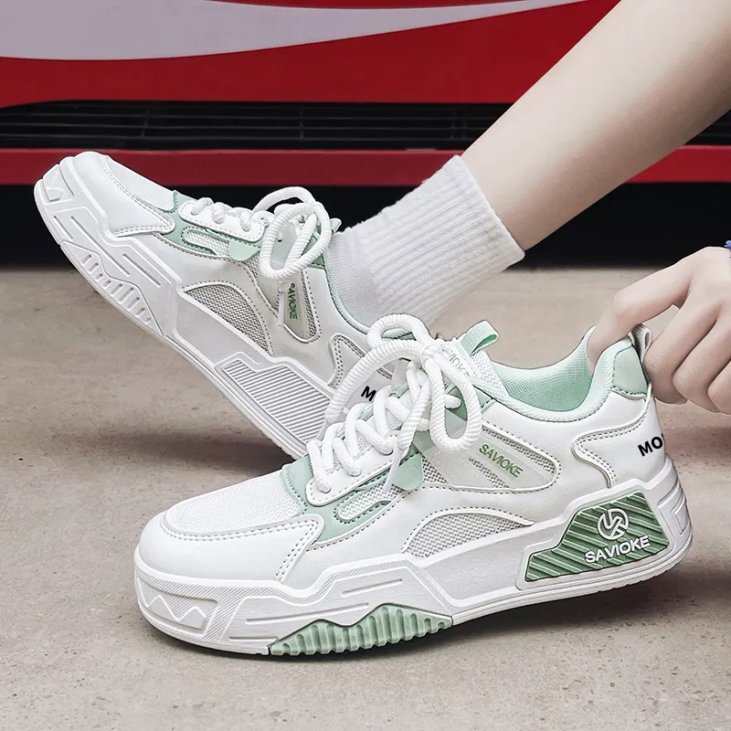 MOISE KEAN Breathable Low-Top Skateboard Shoes Women's-12