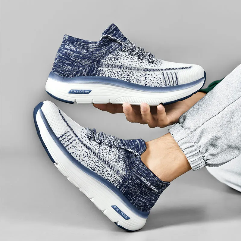 MOISE KEAN Breathable Low-Top Running Shoes Unisex-7