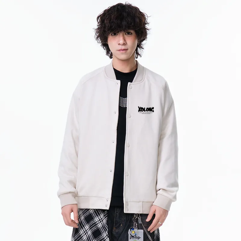 XIDELONG Jackets Coats Unisex Gray-20